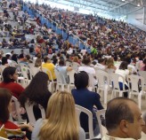 Grupos  participando de um evento